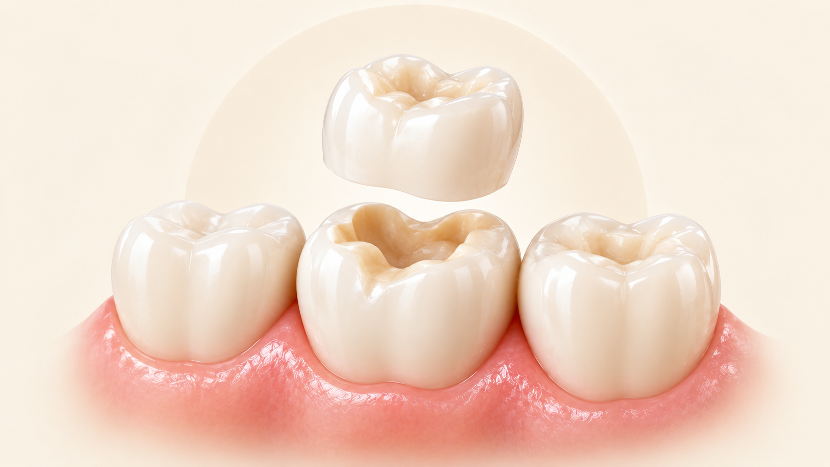 Lost filling or crown